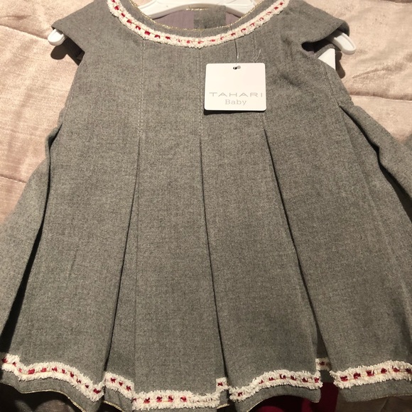 TAHARI BABY Dress/Leggings Set (twins) NWTS - Picture 2 of 7